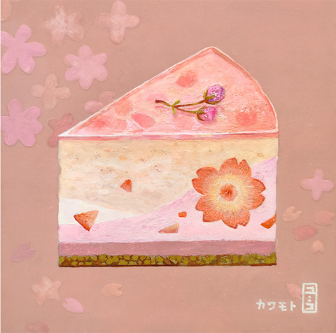 「桜いちごのレアチーズケーキ」